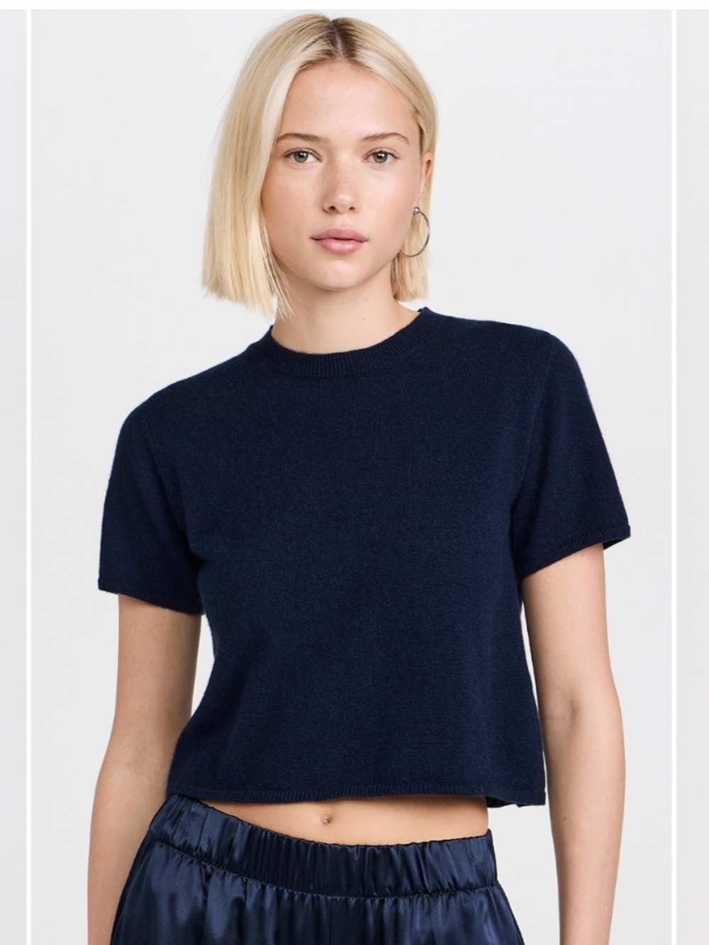 Charleston cashmere t shirt *deep teal ***🩷